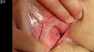 hey, wanna see this sexy blonde babe squirt with a speculum?