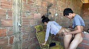 Slamming my boss for her huge assets and milking her dry 😍