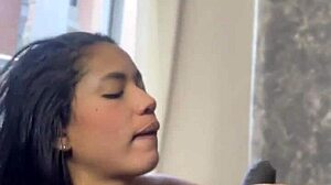 Watch him moan as she gives a cock massage?