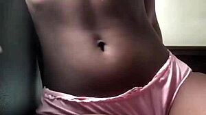 My first video: sexy striptease with clothes ripped while dancing