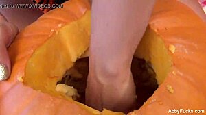 Abigail Mac's Spooky Halloween Masturbation with Big Tits