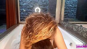 big tits blonde getting fucked hard in the jacuzzi