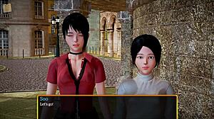 ब्रुनेट मिल्फ और युवती के साथ नई फैमिली चुदाई