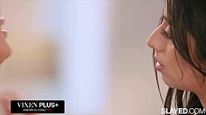 Vixenplus Teacher Anissa Teaches Student Violet Sexy Lessons With Dildo