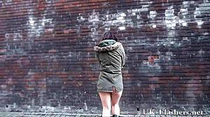 Brummie Babe Indulges In Public Pissing Adventure
