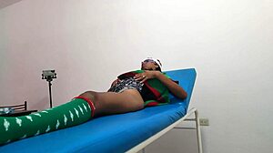 i'm dressed as a goblin in the massage parlor waiting for my boyfriend to fuck me.