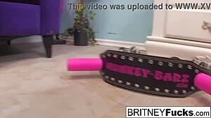 britney amber decides to try out our new toy and fuck