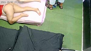 Latina Sister-In-Law Recorded Sleeping in Bed with Big Ass Fetish