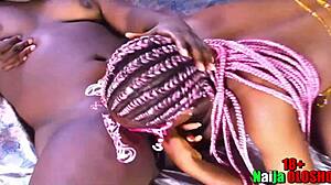 encounter with two ebony lesbian