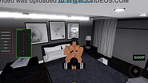 Roblox Baddie Bends Over for Rough Doggy Cum Slut Action