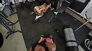 Ada Paradiso and Deianira Festa in a Group Workout Session at the Gym