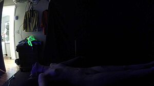 Carrie B's Blacklight Sex with Deepthroat