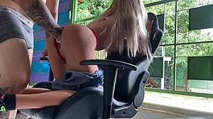 i swear, loira gives it up to brother-in-law, shoves arm in, oops!