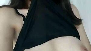 Want to see this beautiful manekizinha showing her natural big tits?