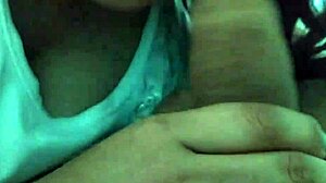 sucking his cock in doggystyle, he almost cums on me.