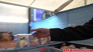 stockinged dutch babe gets pussy pounded hard