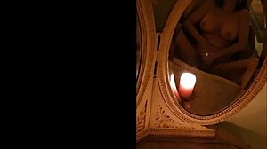 Milf Masturbates Suggestively In Vintage Mirror POV