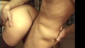 Italian Jeannette opens ass for anal gaping with natural tits.