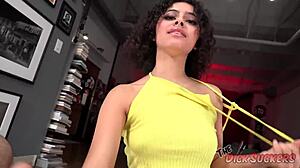 dani diaz gets banged then rubs her wet pussy with big cock