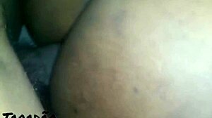 Filling Ebony Whore's Ass With Cum In Blowbang?