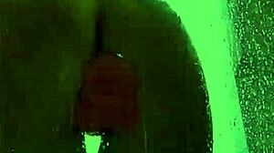 girl rips clothes and plays with pink toy in shower 😏