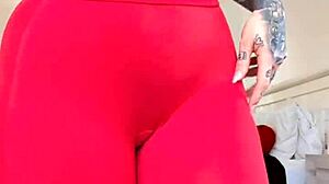 milf sheer gym tights try on melody radford gets fucked