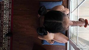 Asian Teen Dildo Fun