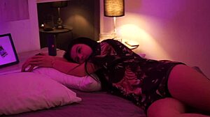 the beautiful yaira and her girlfriend relax at home