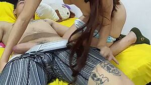 young latina teen blowjob masturbation lick cock