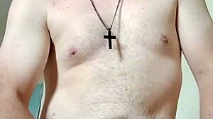 Boldly Shooting A Massive Load Of Sperm During Intense Solo