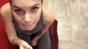 petite redhead sage fox moans during pussy pounding 😩
