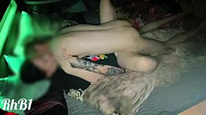 we fucked on a squeaky bed in the hotel, she moaned to orgasm