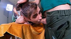 Amateur Fucked During Massage Cum In Mouth