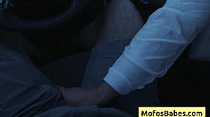 Sexy Asian Hottie Plays With Big Boobs In Car Before Friend Tomie Tang