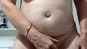 Feeling Naughty Pleasure While Mummy's Downstairs