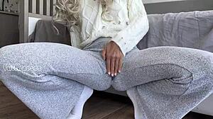 Wow, Asian stepdaughter squirts hard with tight pussy play! 💦