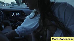 Sexy Asian Hottie Plays With Big Boobs In Car Before Friend Tomie Tang