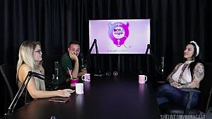 Compilados da Lexi Mallet no Bora Cast com Bruna Carlos Watch on Sheer Red