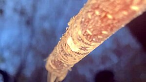 Witch's Outdoor Creampie With Monster Cock