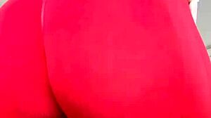 milf sheer gym tights try on melody radford gets fucked