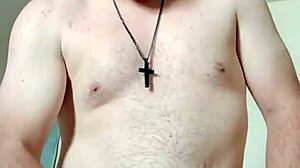 Boldly Shooting A Massive Load Of Sperm During Intense Solo