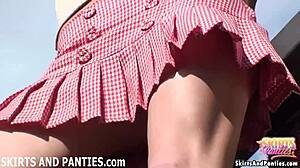 Flashing Panties Outdoors Is So Much Fun