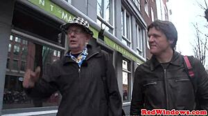 stockinged dutch babe gets pussy pounded hard