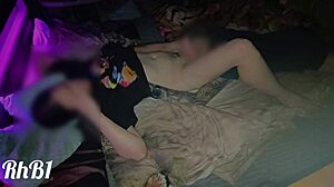 we fucked on a squeaky bed in the hotel, she moaned to orgasm