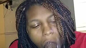 Diamond Mercedez Gives Intense Sloppy Blowjob In Florida