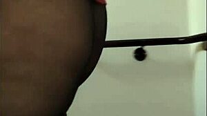 stepmom shows off in transparent skirt