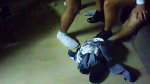 Old Husband Films Wife With Two Guys