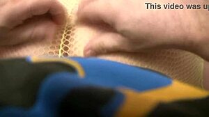 Genevive Rips Pantyhose, Lap Dance, Masturbates