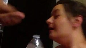 wife with big tits fucks cock in amateur scene