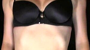 SWEET FLOWER GIRL FROLICKS ON THE BED GETS NAKED